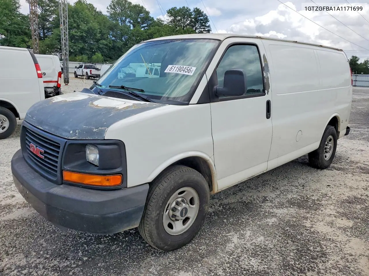 2010 GMC Savana G2500 VIN: 1GTZGFBA1A1171699 Lot: 61190456