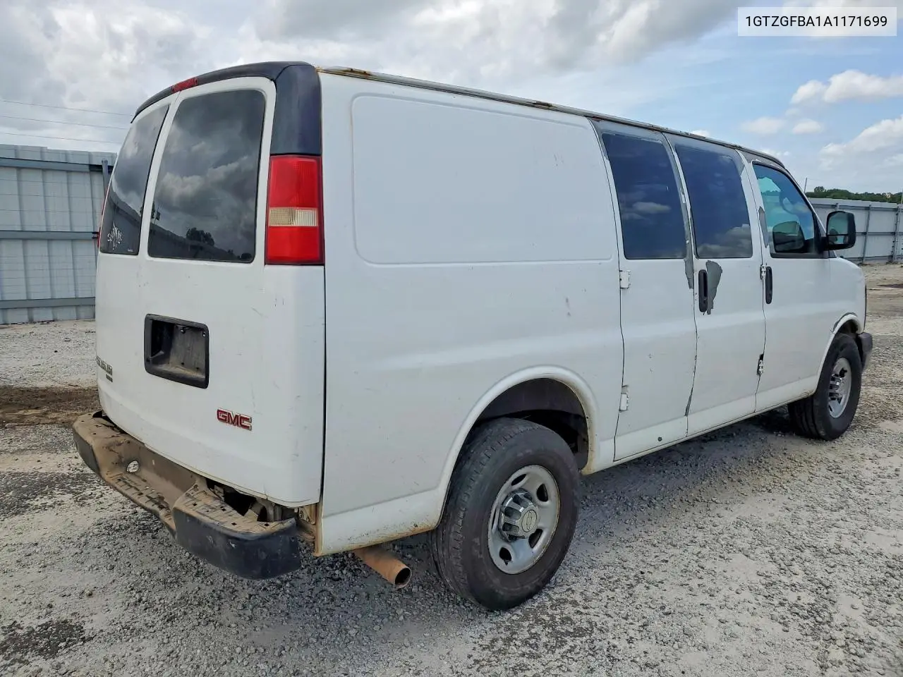 2010 GMC Savana G2500 VIN: 1GTZGFBA1A1171699 Lot: 61190456