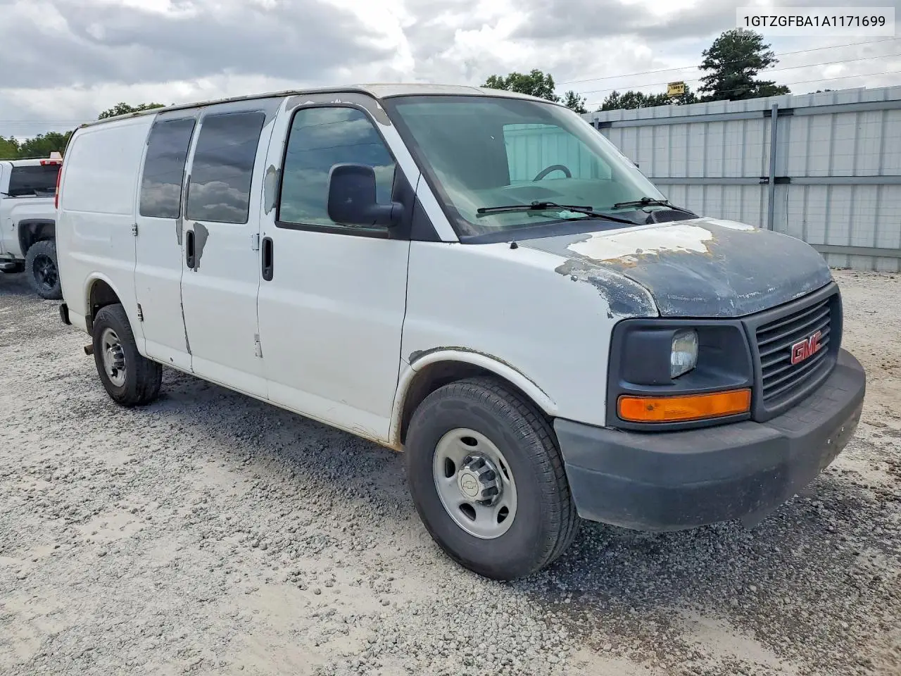 2010 GMC Savana G2500 VIN: 1GTZGFBA1A1171699 Lot: 61190456