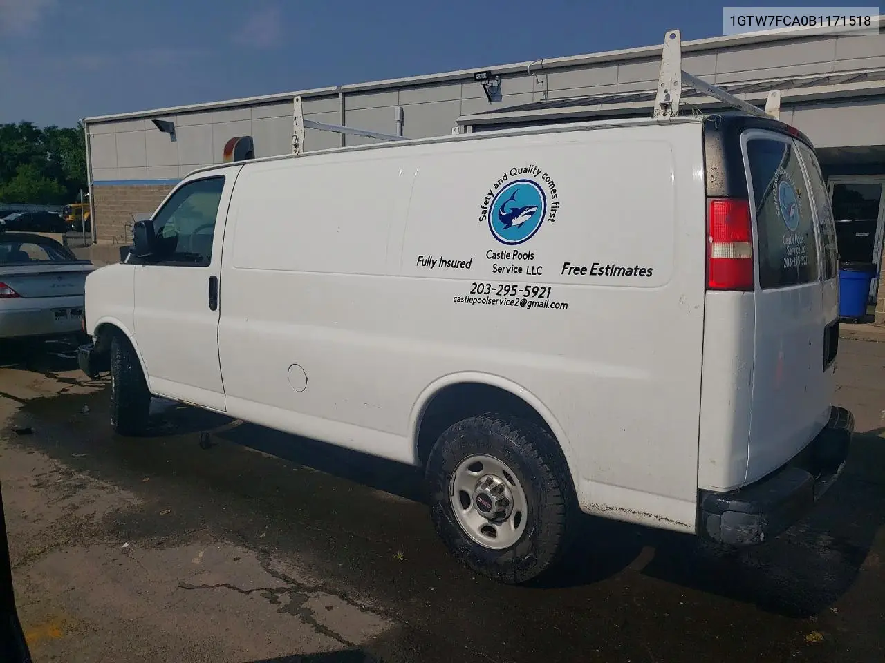 2011 GMC Savana G2500 VIN: 1GTW7FCA0B1171518 Lot: 58591266