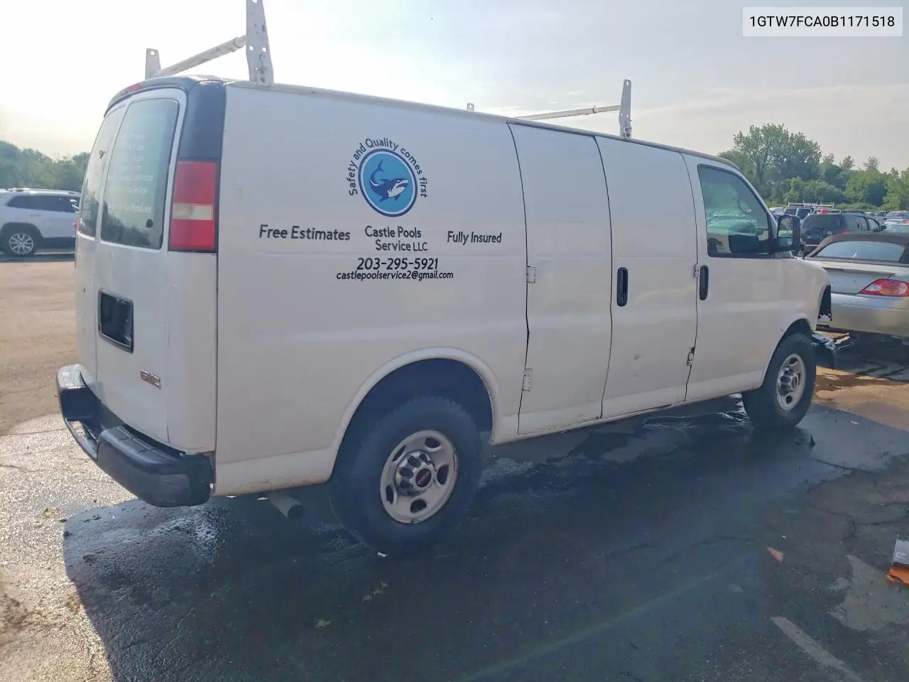 2011 GMC Savana G2500 VIN: 1GTW7FCA0B1171518 Lot: 58591266