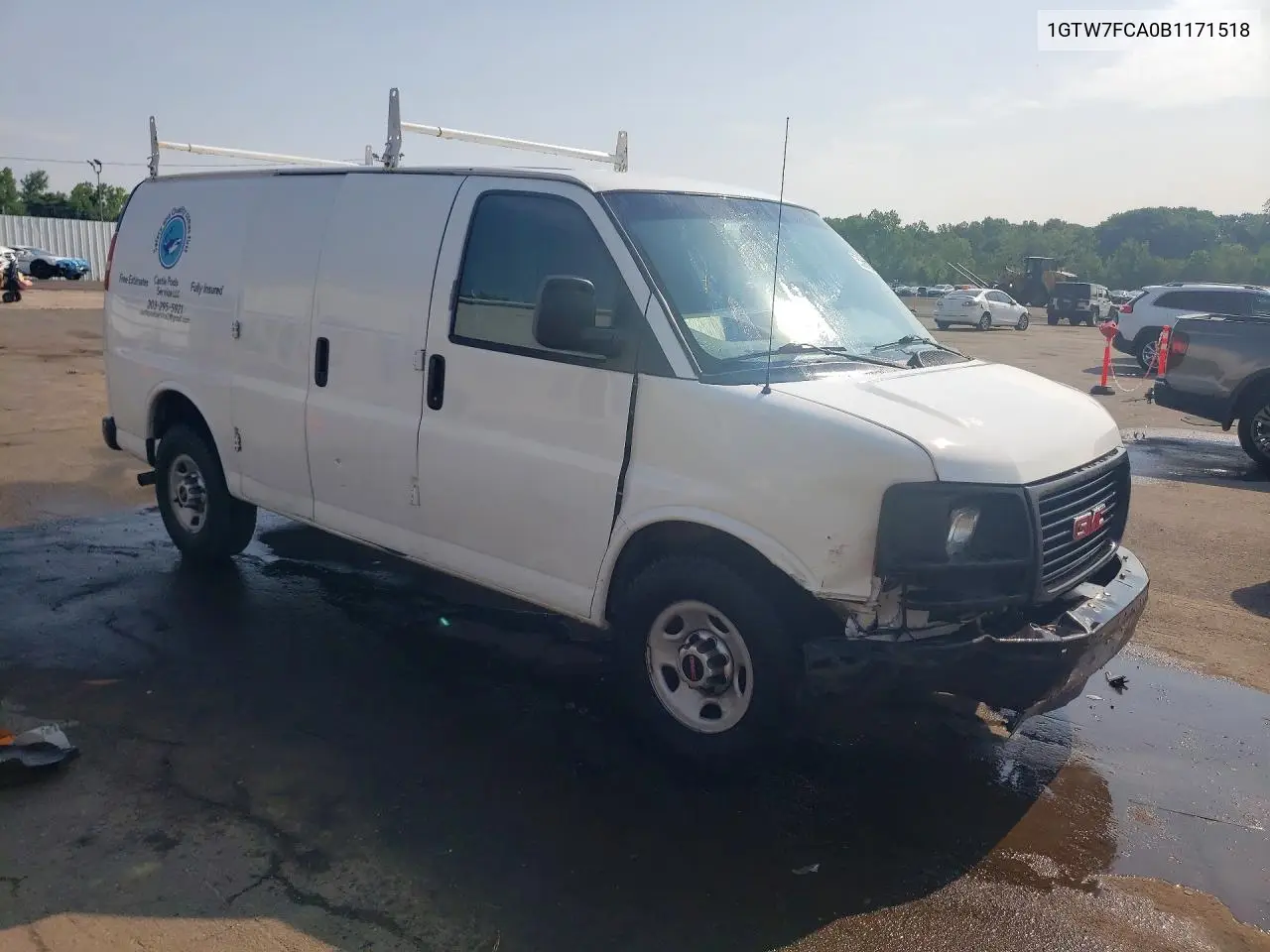 2011 GMC Savana G2500 VIN: 1GTW7FCA0B1171518 Lot: 58591266