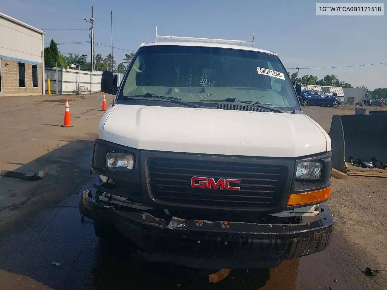 2011 GMC Savana G2500 VIN: 1GTW7FCA0B1171518 Lot: 58591266