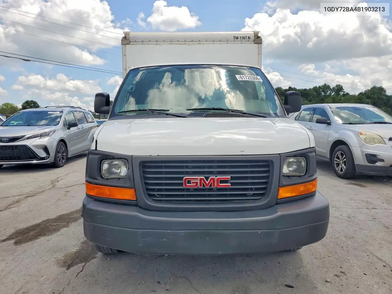 2011 GMC Savana Cutaway G3500 VIN: 1GDY72BA4B1903213 Lot: 61728366