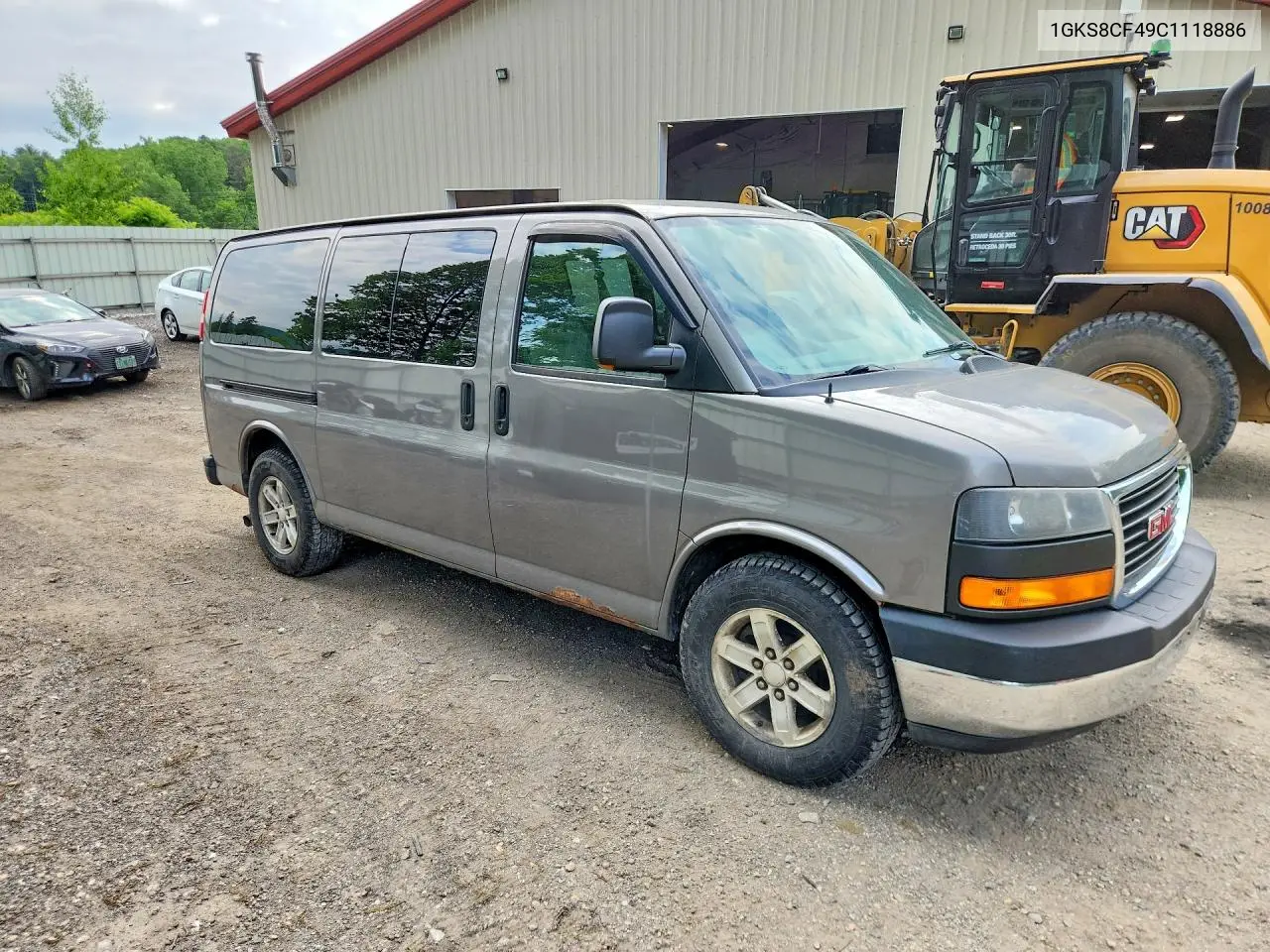2012 GMC Savana G1500 Lt VIN: 1GKS8CF49C1118886 Lot: 56524926