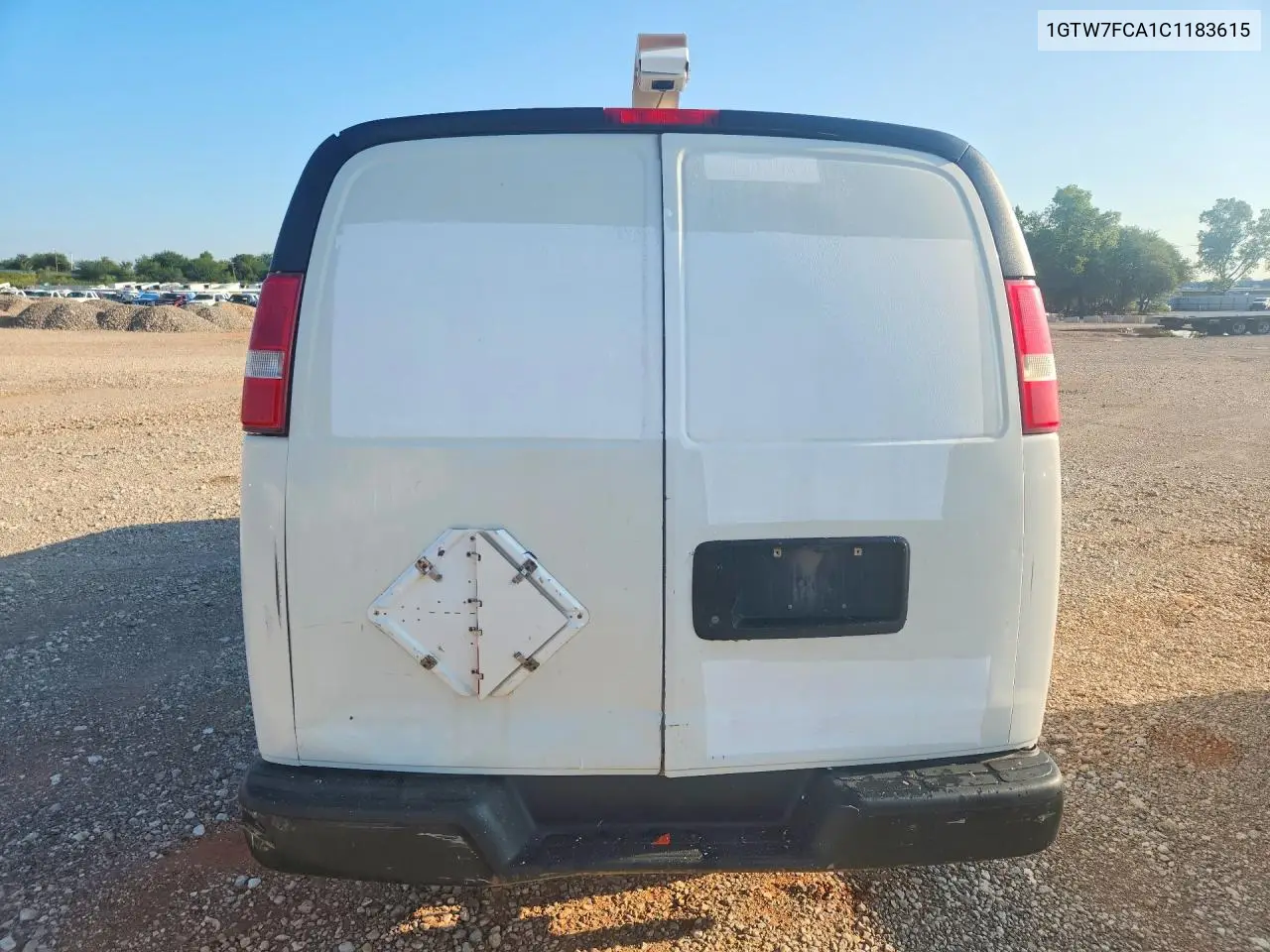 2012 GMC Savana 2500 Cargo Delivery Van VIN: 1GTW7FCA1C1183615 Lot: 59534236