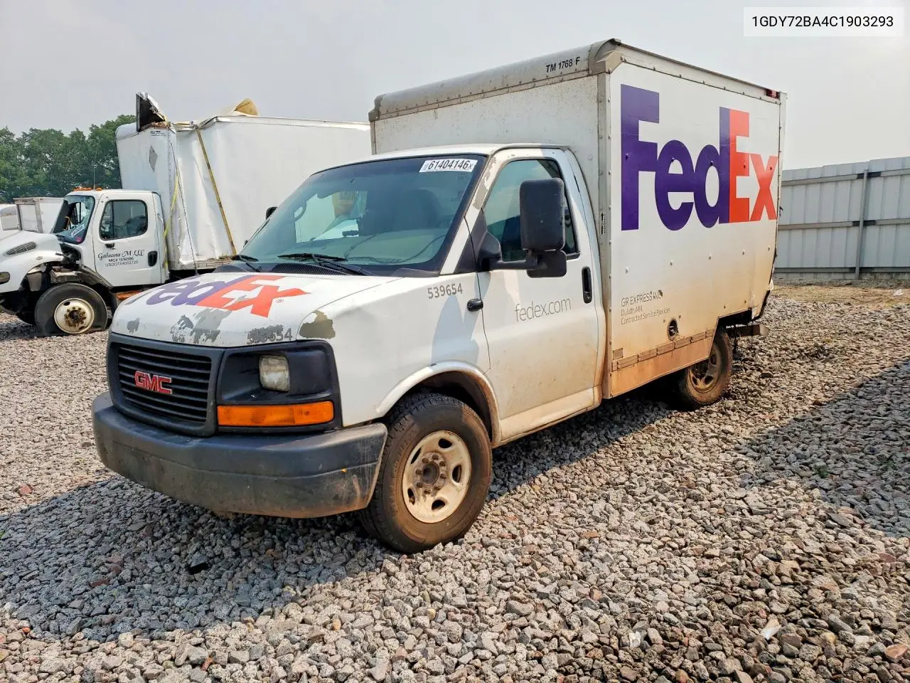 2012 GMC Savana Cutaway G3500 VIN: 1GDY72BA4C1903293 Lot: 61404146