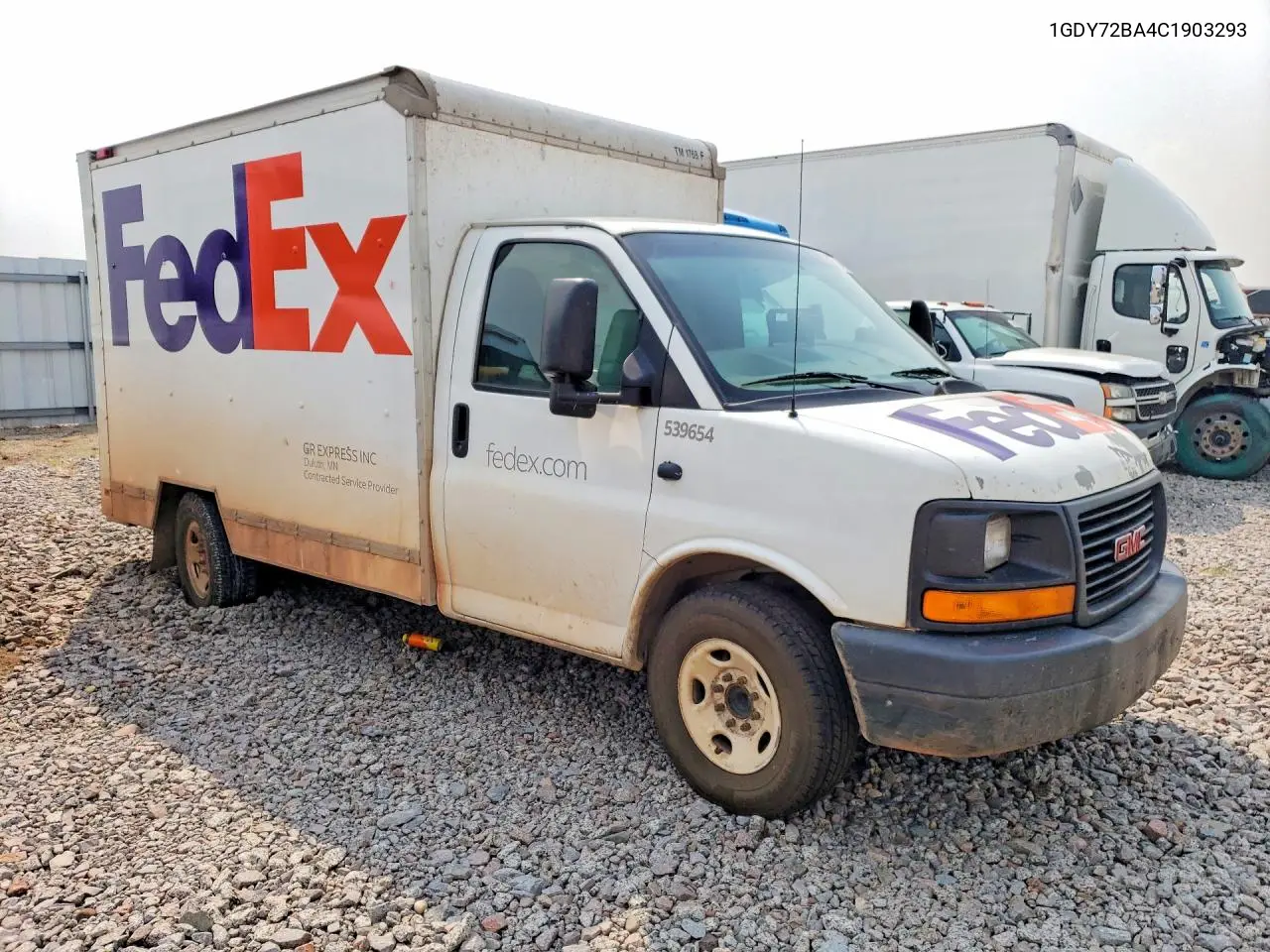 2012 GMC Savana Cutaway G3500 VIN: 1GDY72BA4C1903293 Lot: 61404146