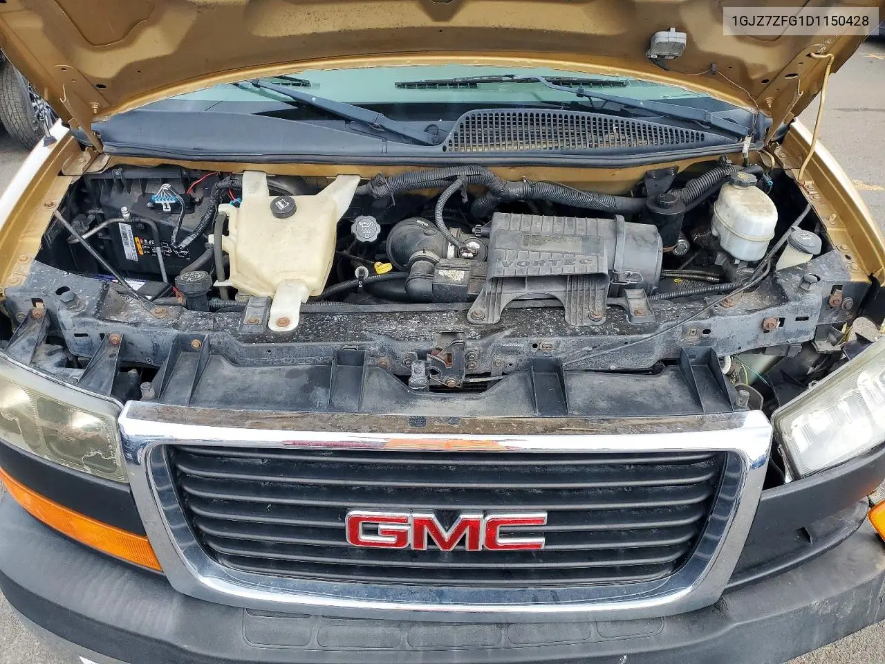 2013 GMC Savana G3500 Ls VIN: 1GJZ7ZFG1D1150428 Lot: 57135496
