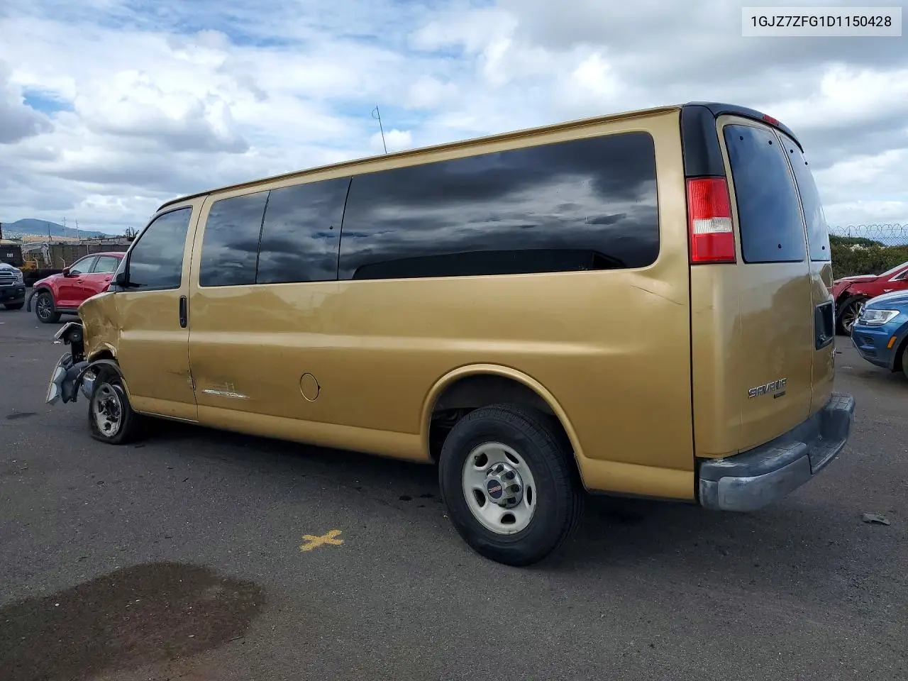 2013 GMC Savana G3500 Ls VIN: 1GJZ7ZFG1D1150428 Lot: 57135496