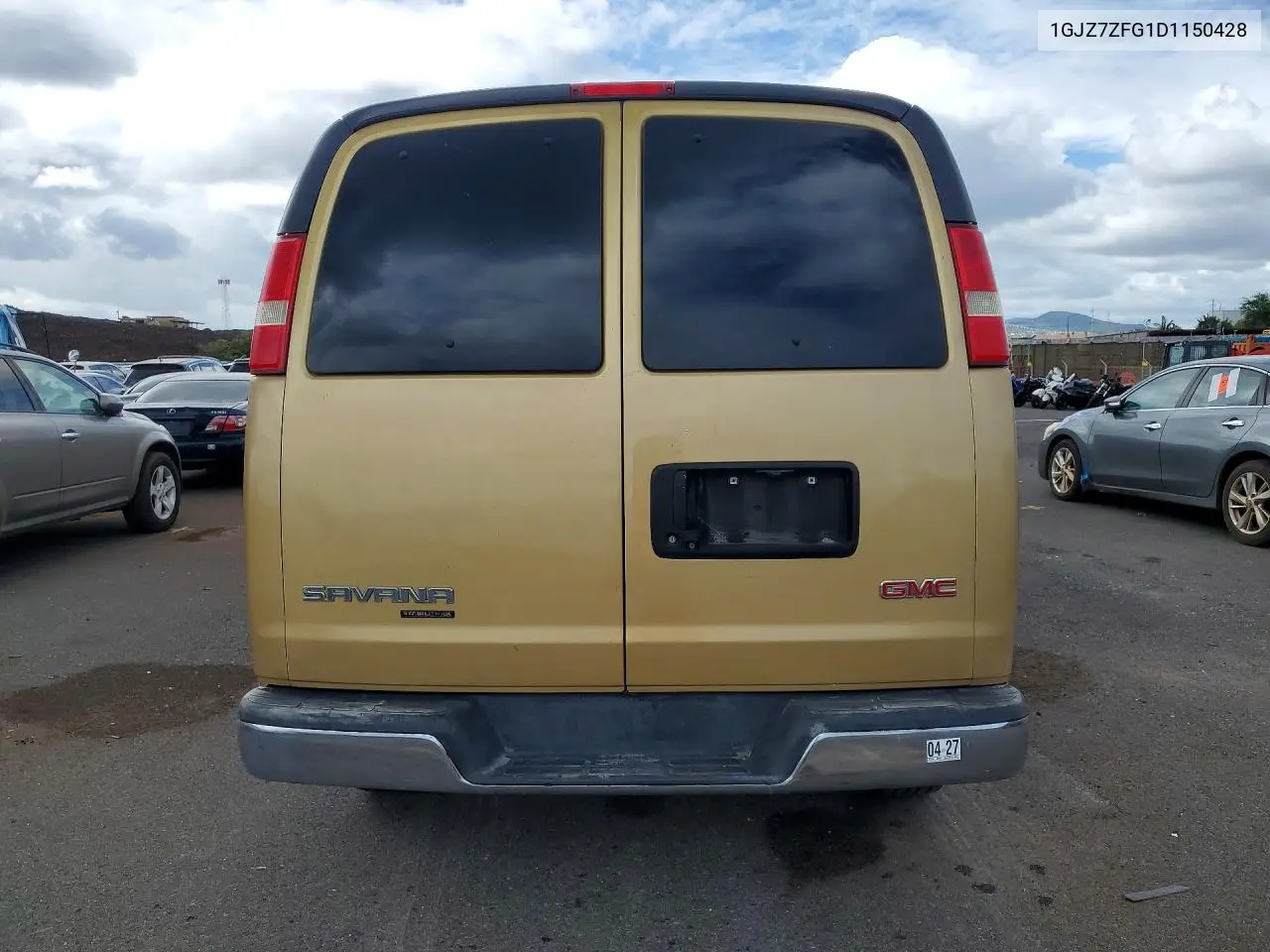 2013 GMC Savana G3500 Ls VIN: 1GJZ7ZFG1D1150428 Lot: 57135496
