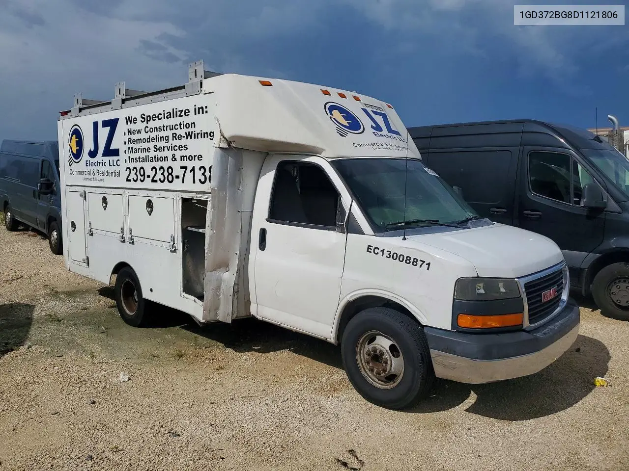 2013 GMC Savana Cutaway G3500 VIN: 1GD372BG8D1121806 Lot: 58604006