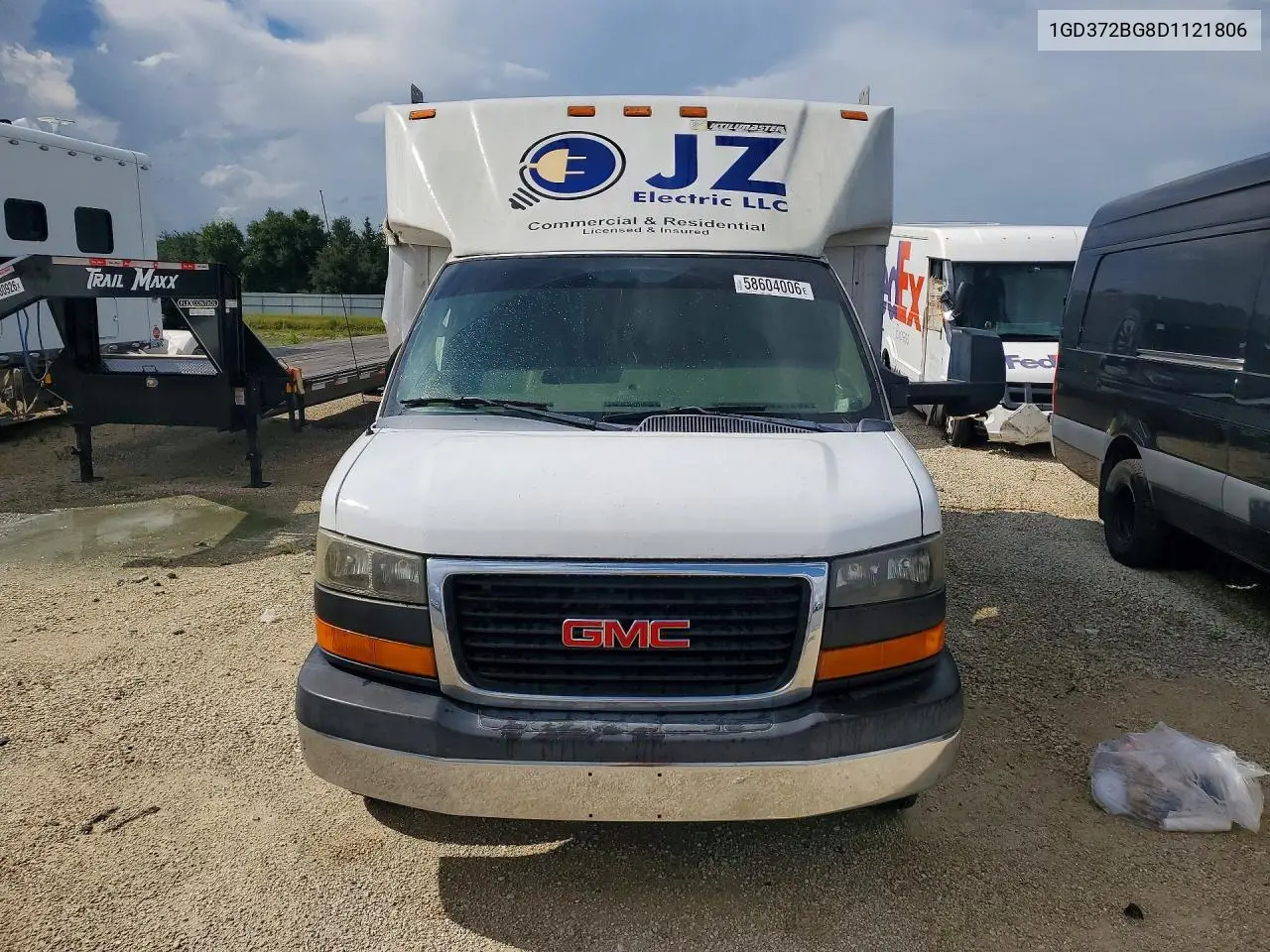 2013 GMC Savana Cutaway G3500 VIN: 1GD372BG8D1121806 Lot: 58604006