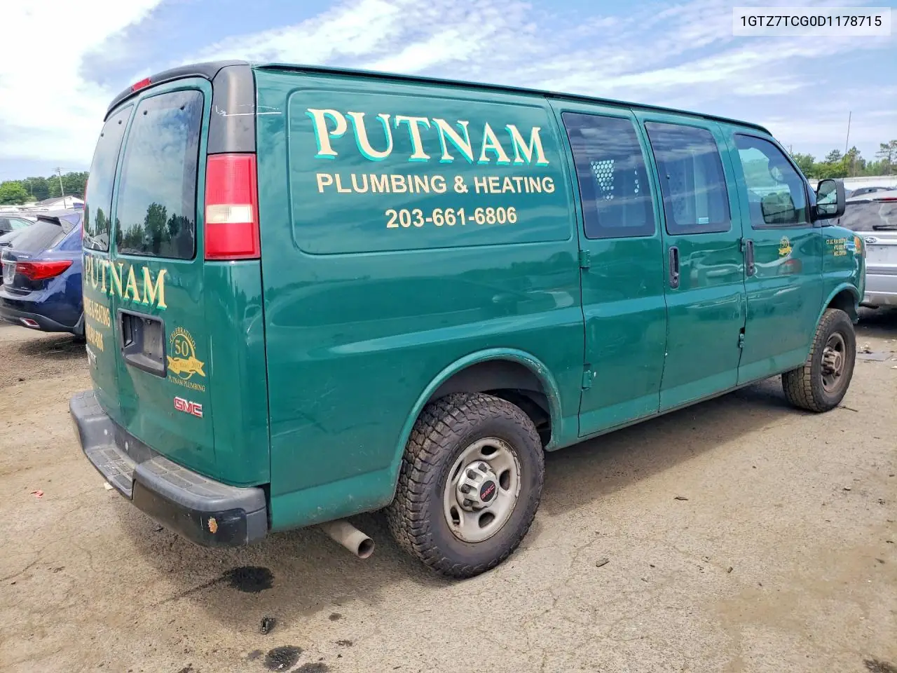 2013 GMC Savana G3500 VIN: 1GTZ7TCG0D1178715 Lot: 61136906
