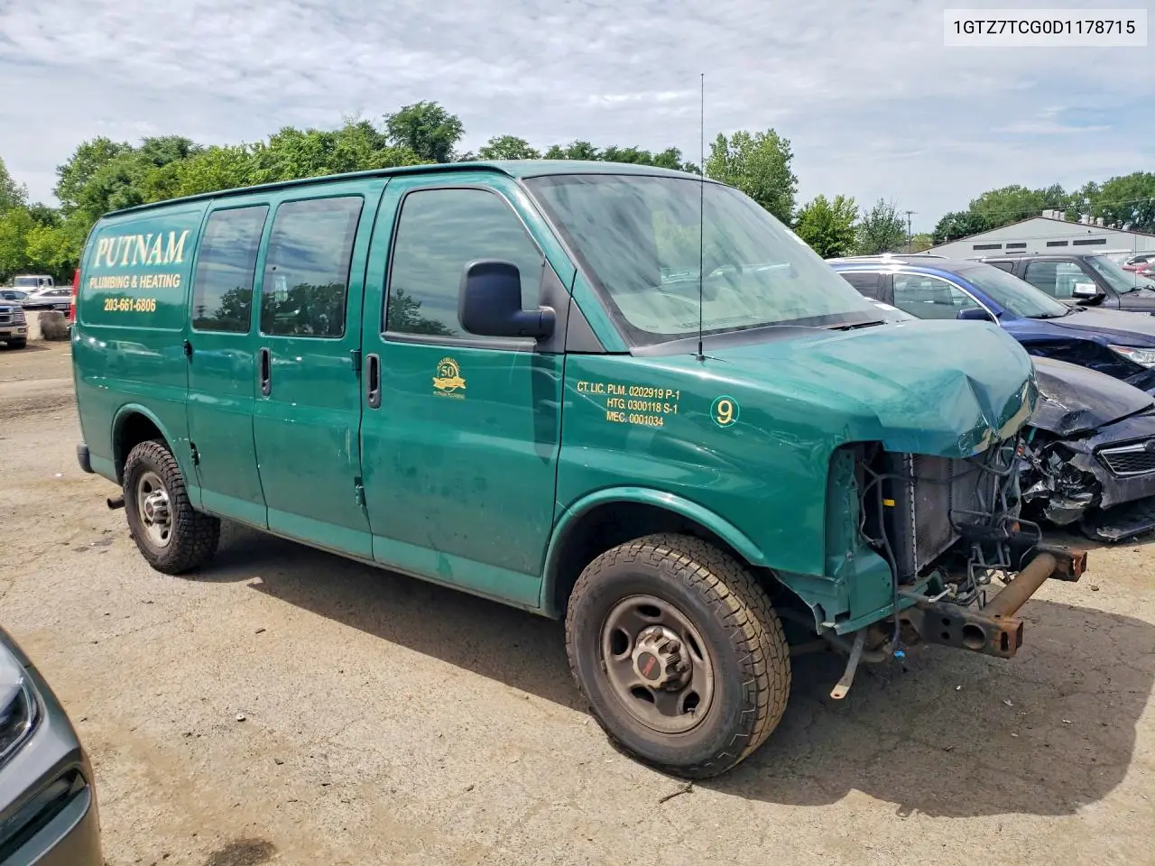2013 GMC Savana G3500 VIN: 1GTZ7TCG0D1178715 Lot: 61136906