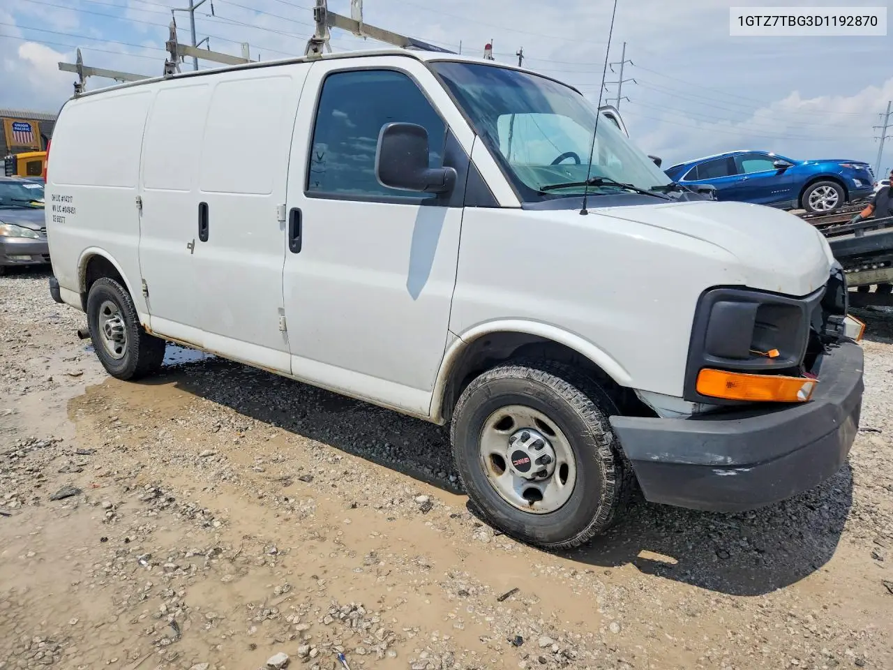 2013 GMC Savana G3500 VIN: 1GTZ7TBG3D1192870 Lot: 61594886