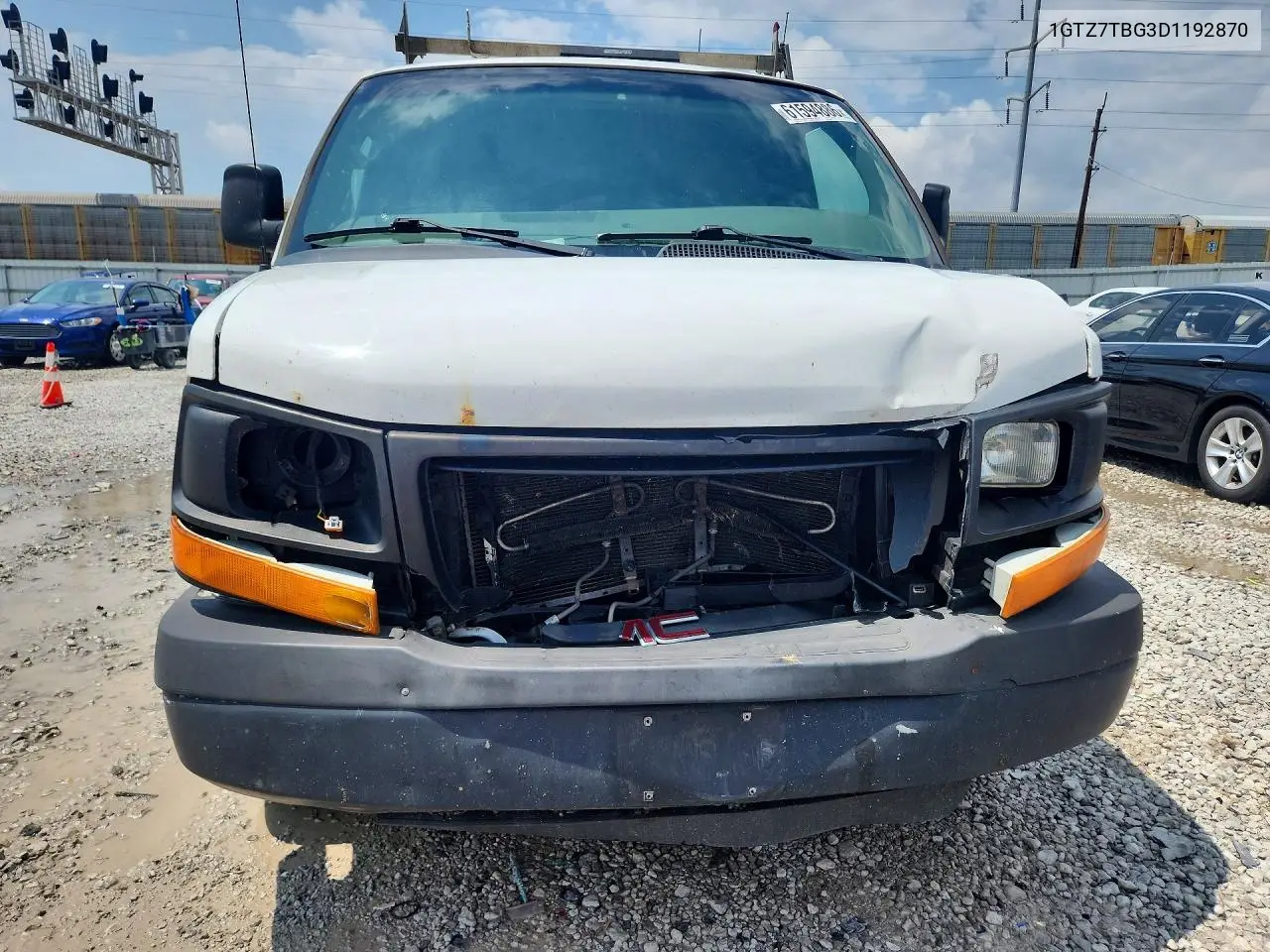 2013 GMC Savana G3500 VIN: 1GTZ7TBG3D1192870 Lot: 61594886