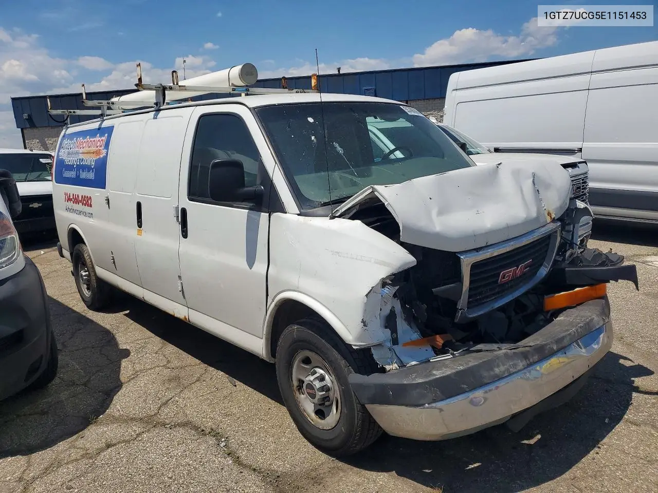 2014 GMC Savana G3500 VIN: 1GTZ7UCG5E1151453 Lot: 55788906