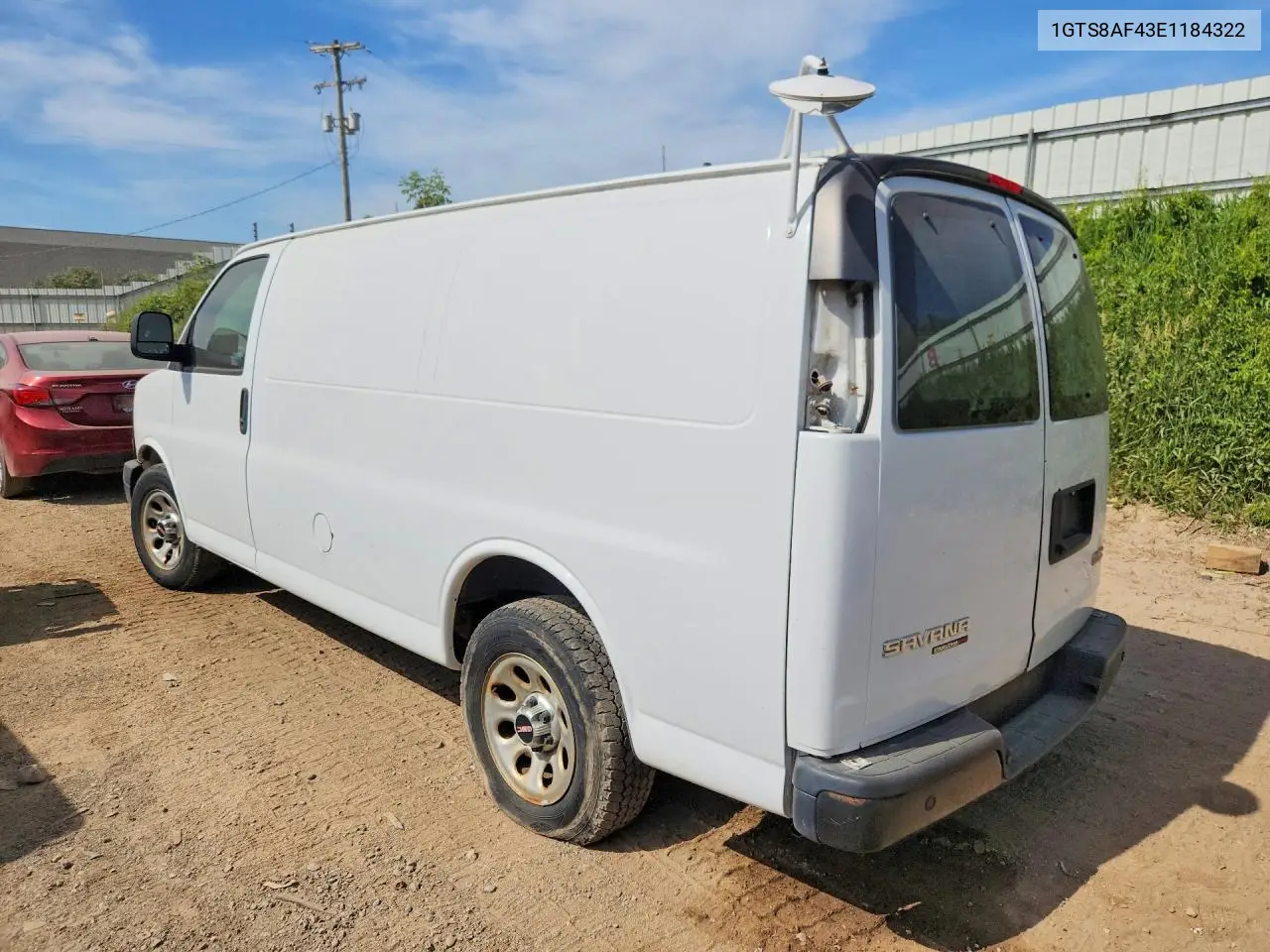 2014 GMC Savana 1500 Cargo Delivery Van VIN: 1GTS8AF43E1184322 Lot: 56133636
