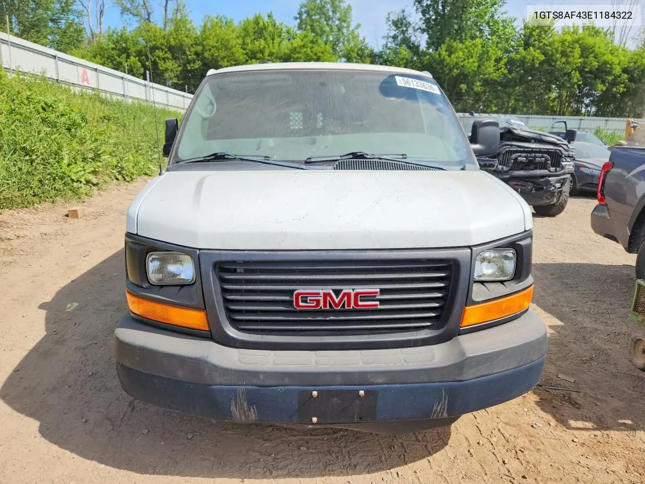 2014 GMC Savana 1500 Cargo Delivery Van VIN: 1GTS8AF43E1184322 Lot: 56133636