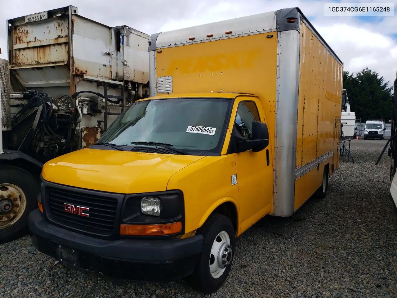 2014 GMC Savana Box Truck VIN: 1GD374CG6E1165248 Lot: 57606546