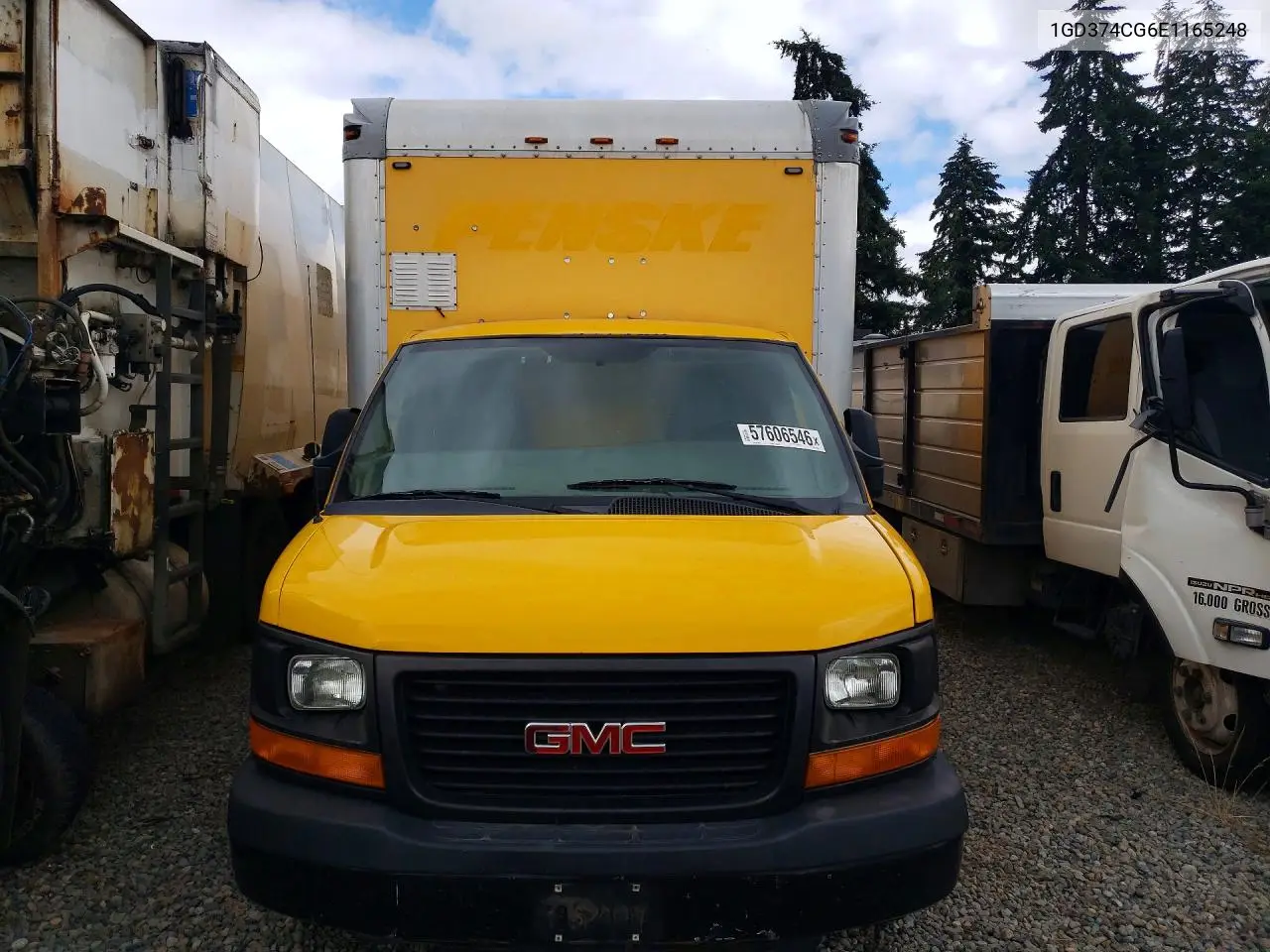 2014 GMC Savana Box Truck VIN: 1GD374CG6E1165248 Lot: 57606546