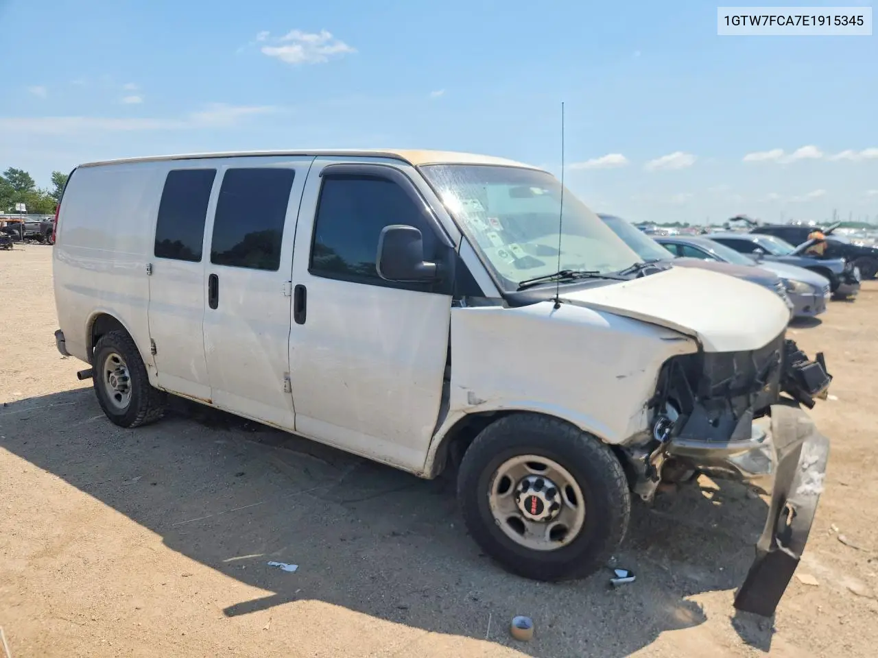 2014 GMC Savana G2500 VIN: 1GTW7FCA7E1915345 Lot: 60779526
