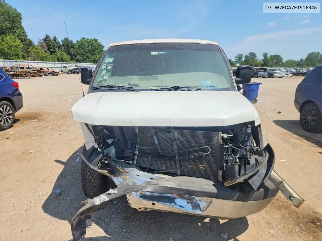 2014 GMC Savana G2500 VIN: 1GTW7FCA7E1915345 Lot: 60779526