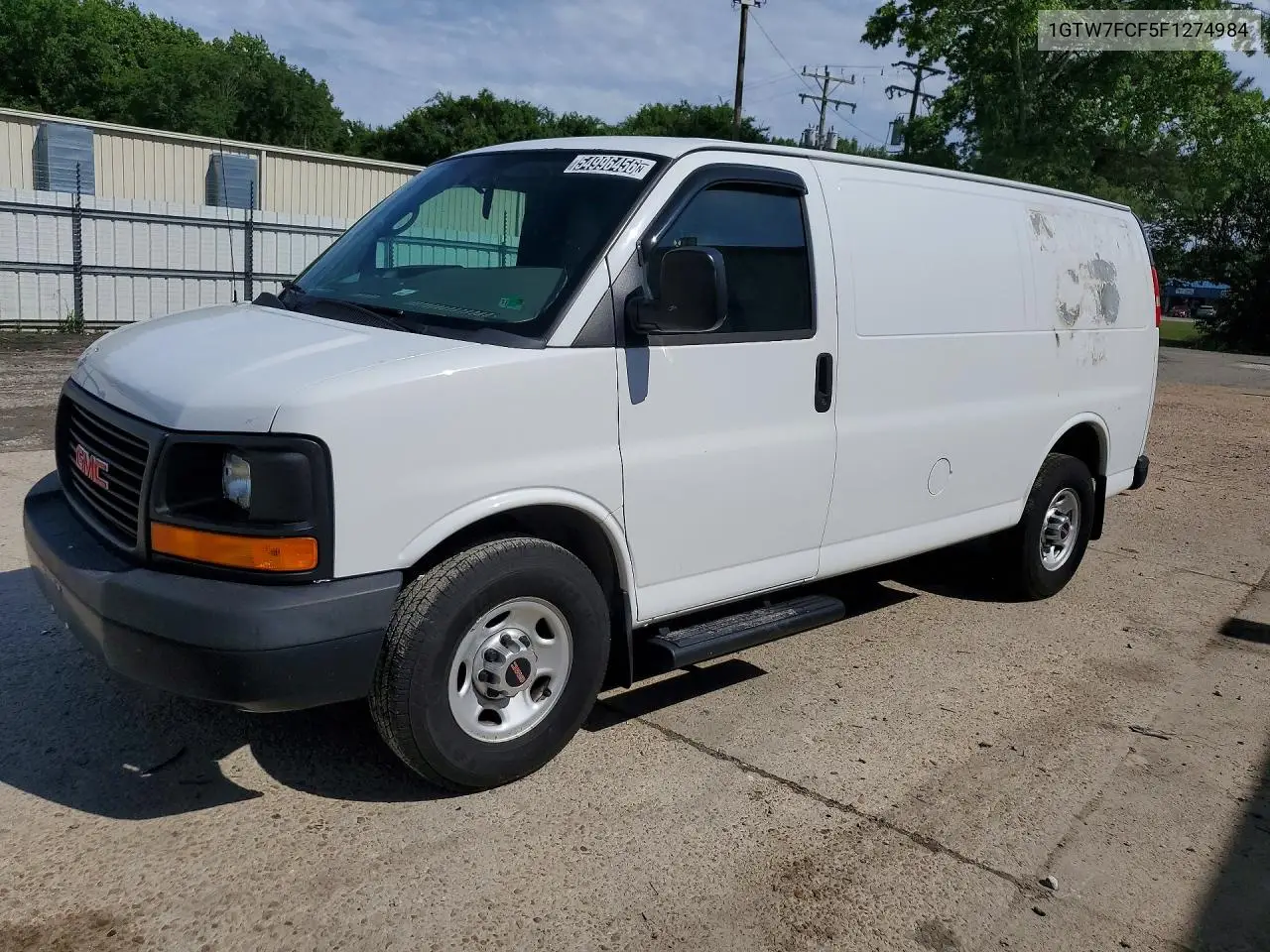 2015 GMC Savana G2500 VIN: 1GTW7FCF5F1274984 Lot: 58498936