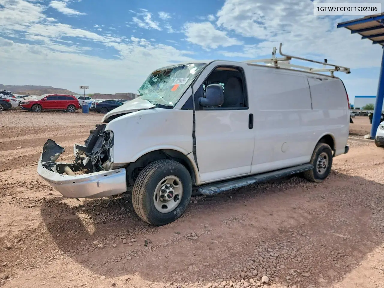 2015 GMC Savana VIN: 1GTW7FCF0F1902286 Lot: 60736006