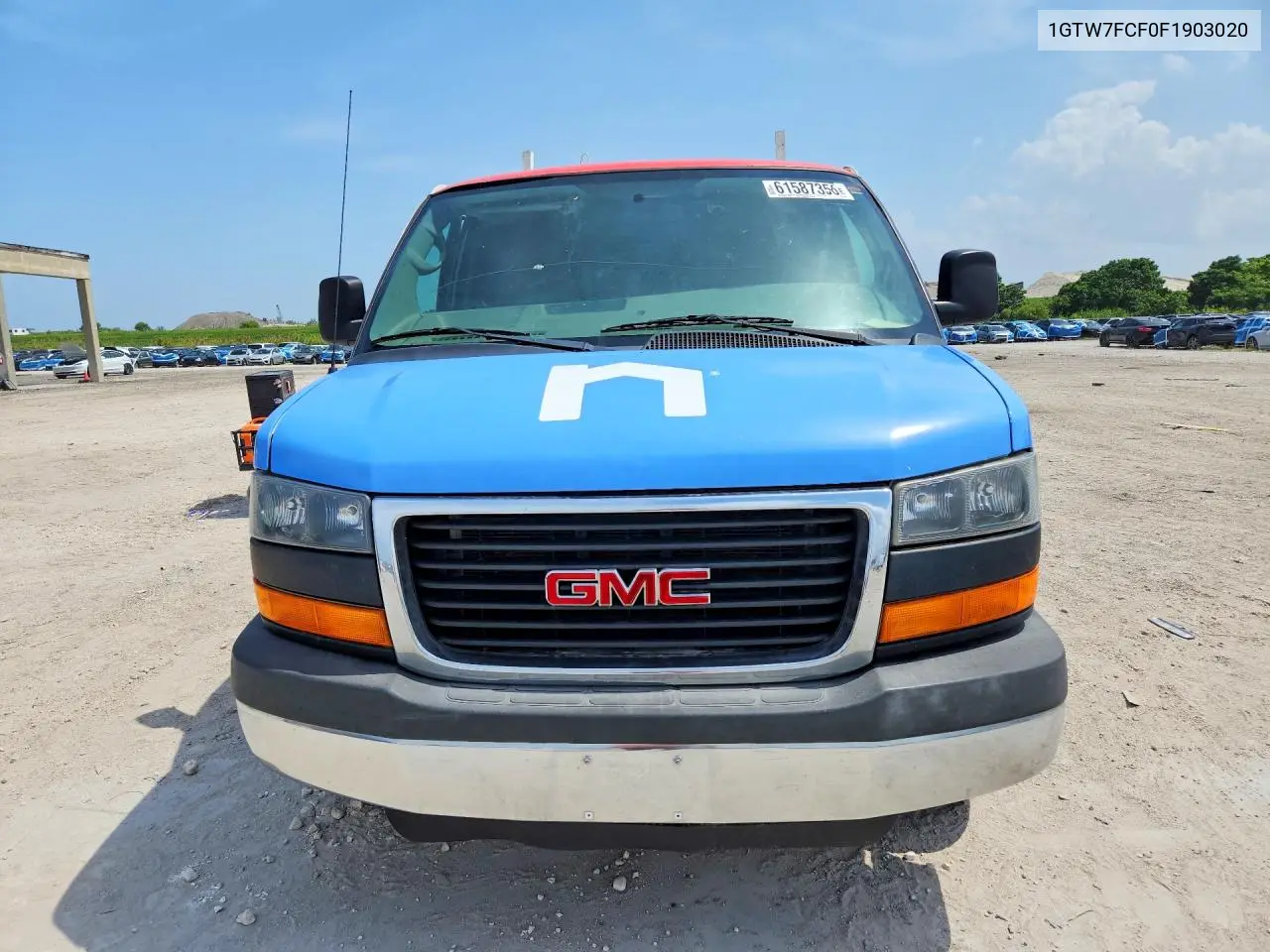 2015 GMC Savana G2500 VIN: 1GTW7FCF0F1903020 Lot: 61587356