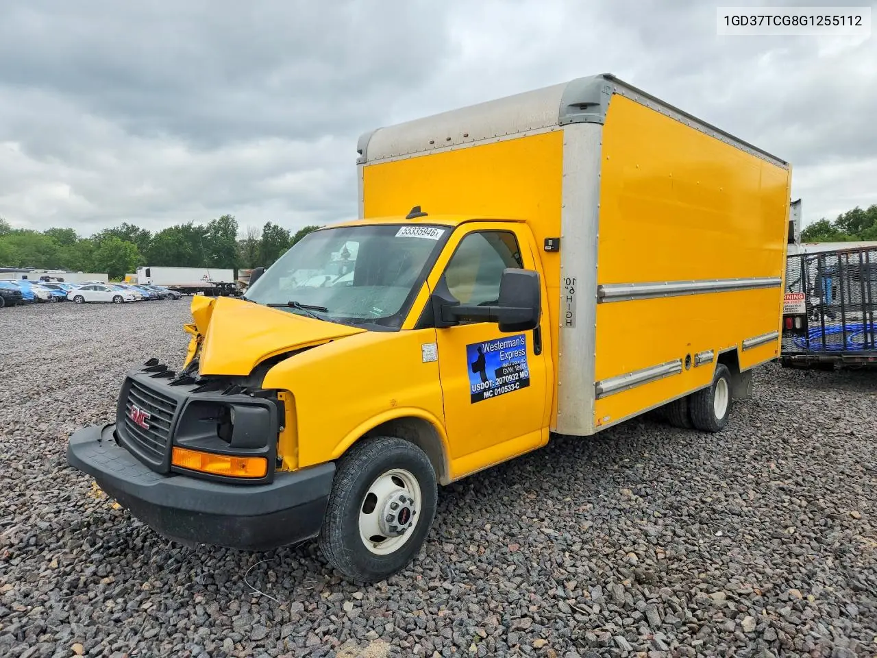 2016 GMC Savana Box Truck VIN: 1GD37TCG8G1255112 Lot: 55335946