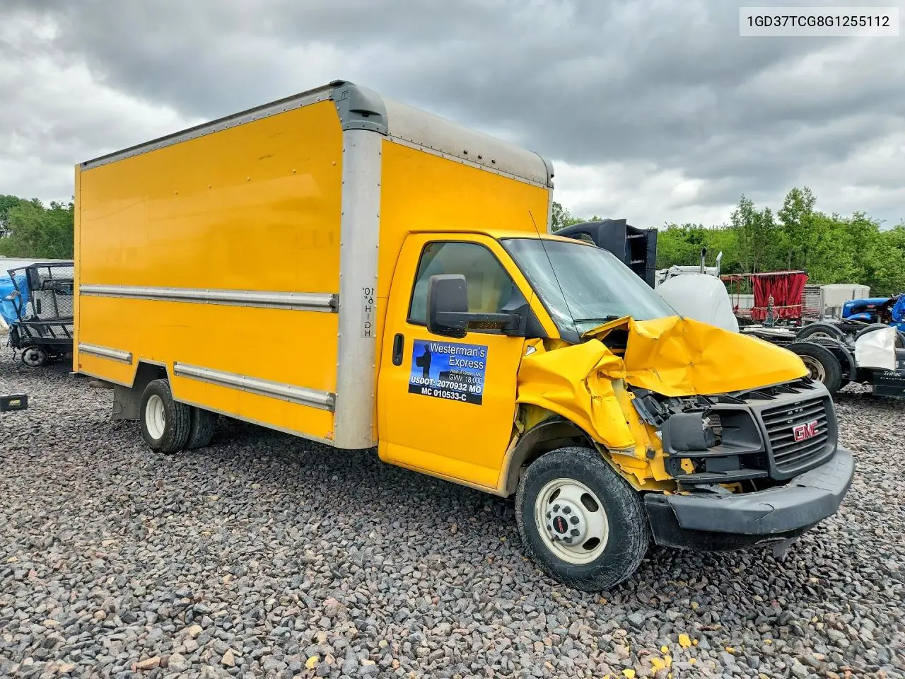 2016 GMC Savana Box Truck VIN: 1GD37TCG8G1255112 Lot: 55335946