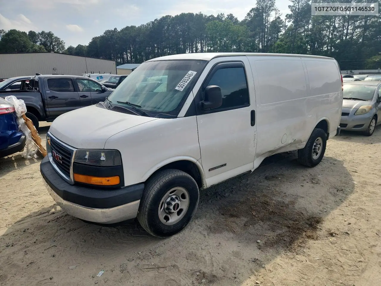 2016 GMC Savana G3500 VIN: 1GTZ7GFG5G1146530 Lot: 55785346