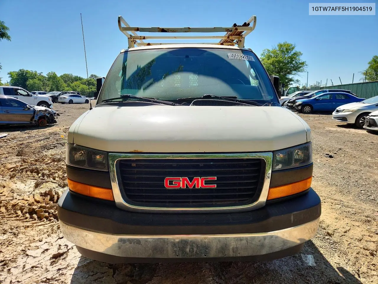 2017 GMC Savana G2500 VIN: 1GTW7AFF5H1904519 Lot: 55682266