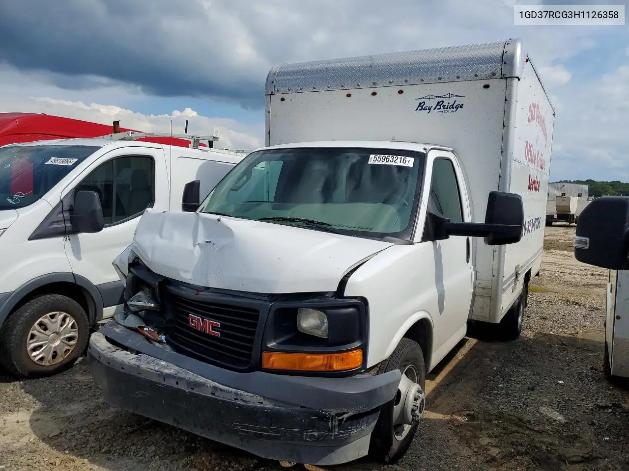 2017 GMC Savana Box Truck VIN: 1GD37RCG3H1126358 Lot: 55963216