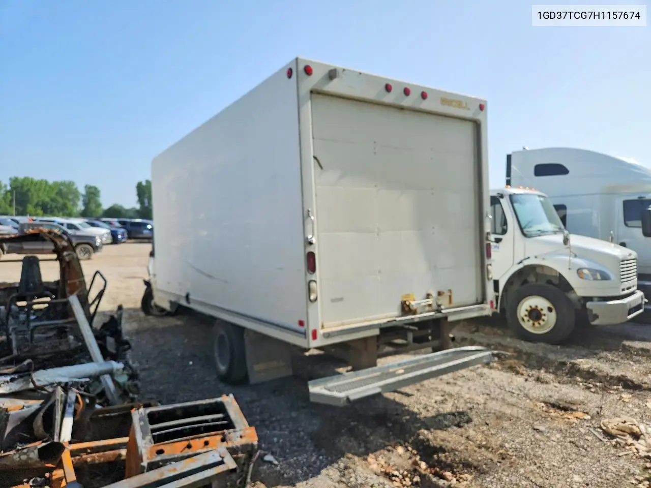 2017 GMC Savana Box Truck VIN: 1GD37TCG7H1157674 Lot: 58985626