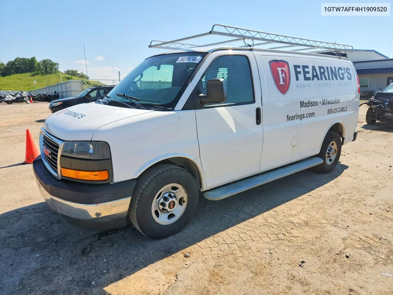 2017 GMC Savana G2500 VIN: 1GTW7AFF4H1909520 Lot: 59295746