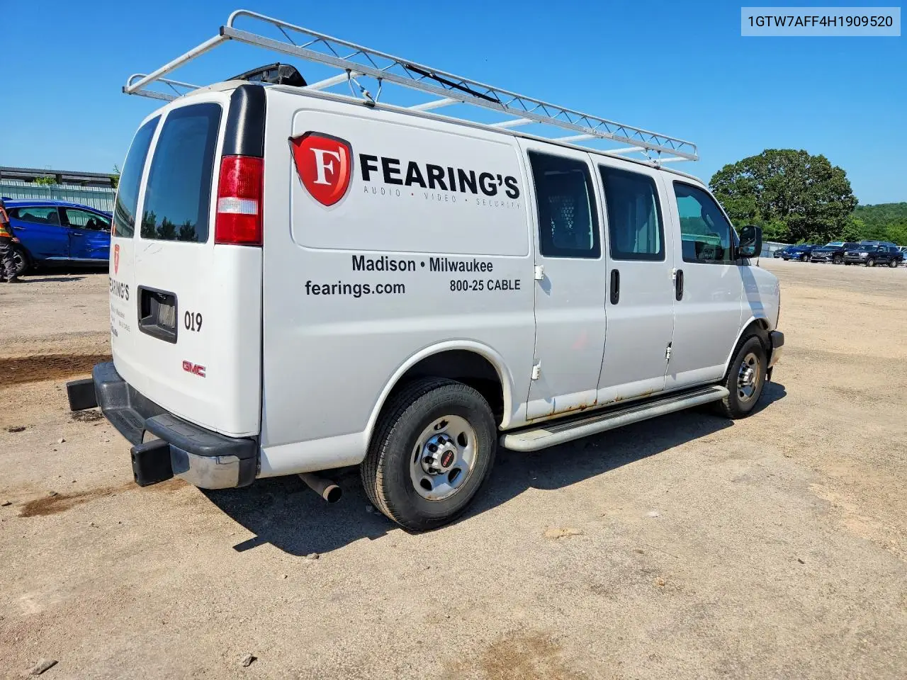 2017 GMC Savana G2500 VIN: 1GTW7AFF4H1909520 Lot: 59295746