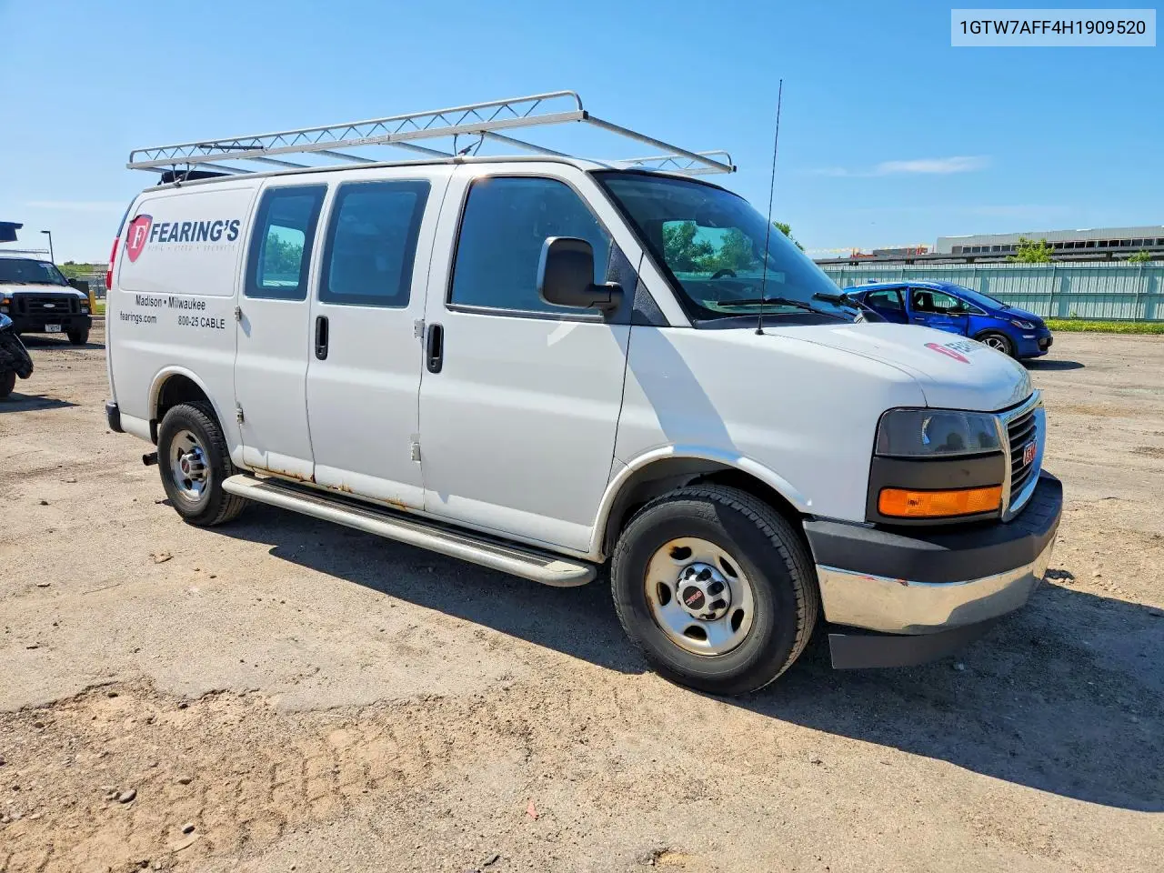 2017 GMC Savana G2500 VIN: 1GTW7AFF4H1909520 Lot: 59295746