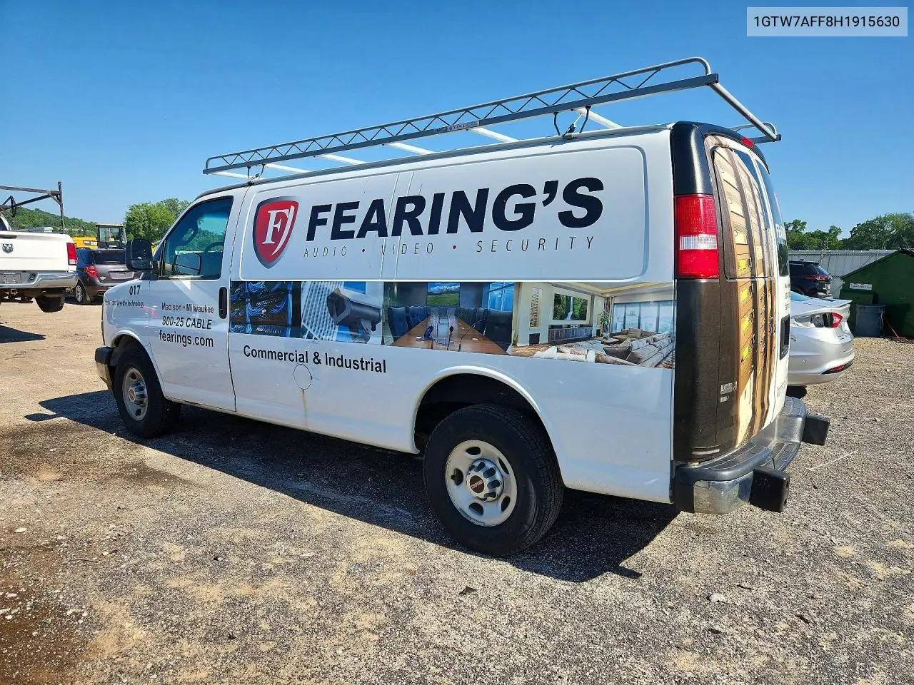 2017 GMC Savana G2500 VIN: 1GTW7AFF8H1915630 Lot: 59296206
