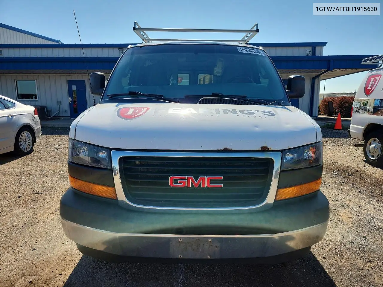 2017 GMC Savana G2500 VIN: 1GTW7AFF8H1915630 Lot: 59296206