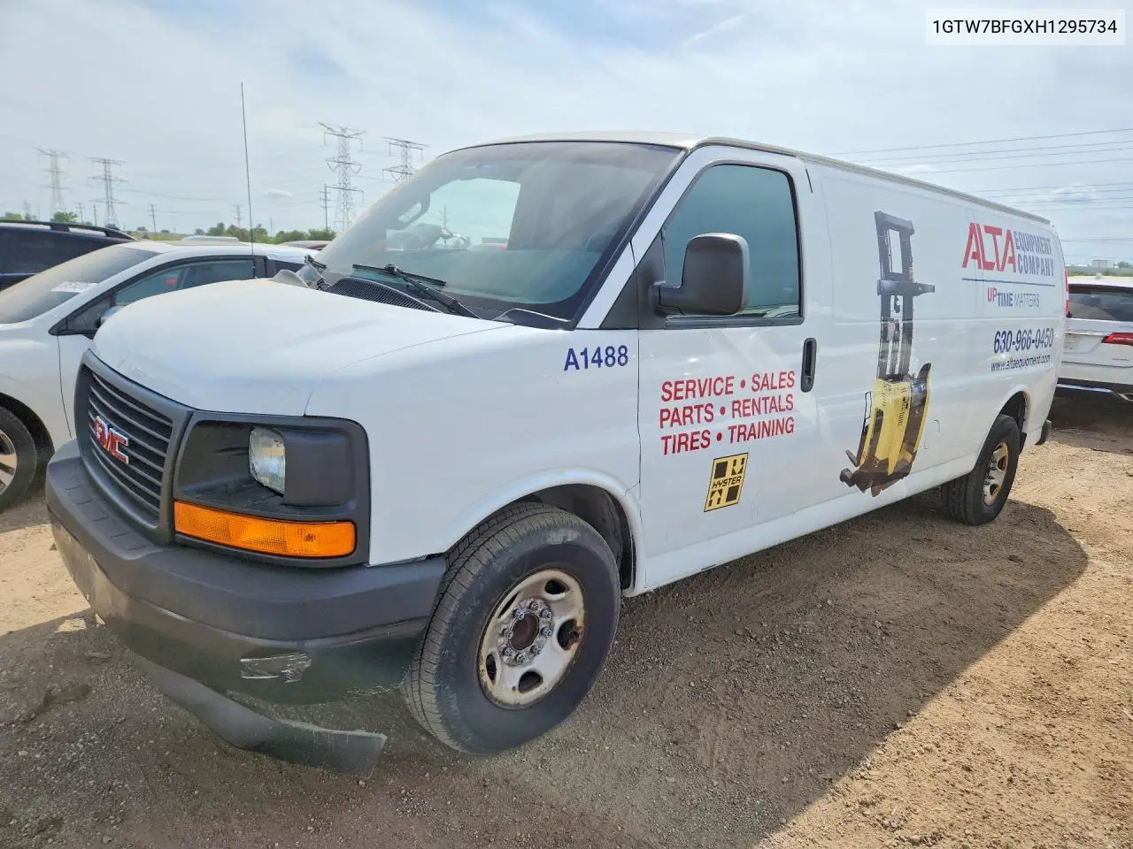 2017 GMC Savana G2500 VIN: 1GTW7BFGXH1295734 Lot: 60609836