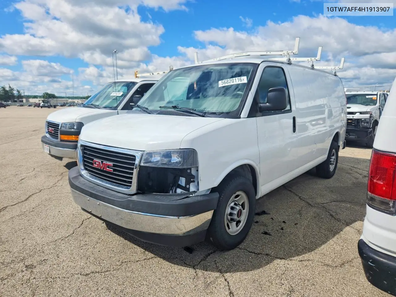 2017 GMC Savana Cargo-R & D-Cln Title-Pri Fleet VIN: 1GTW7AFF4H1913907 Lot: 61648966