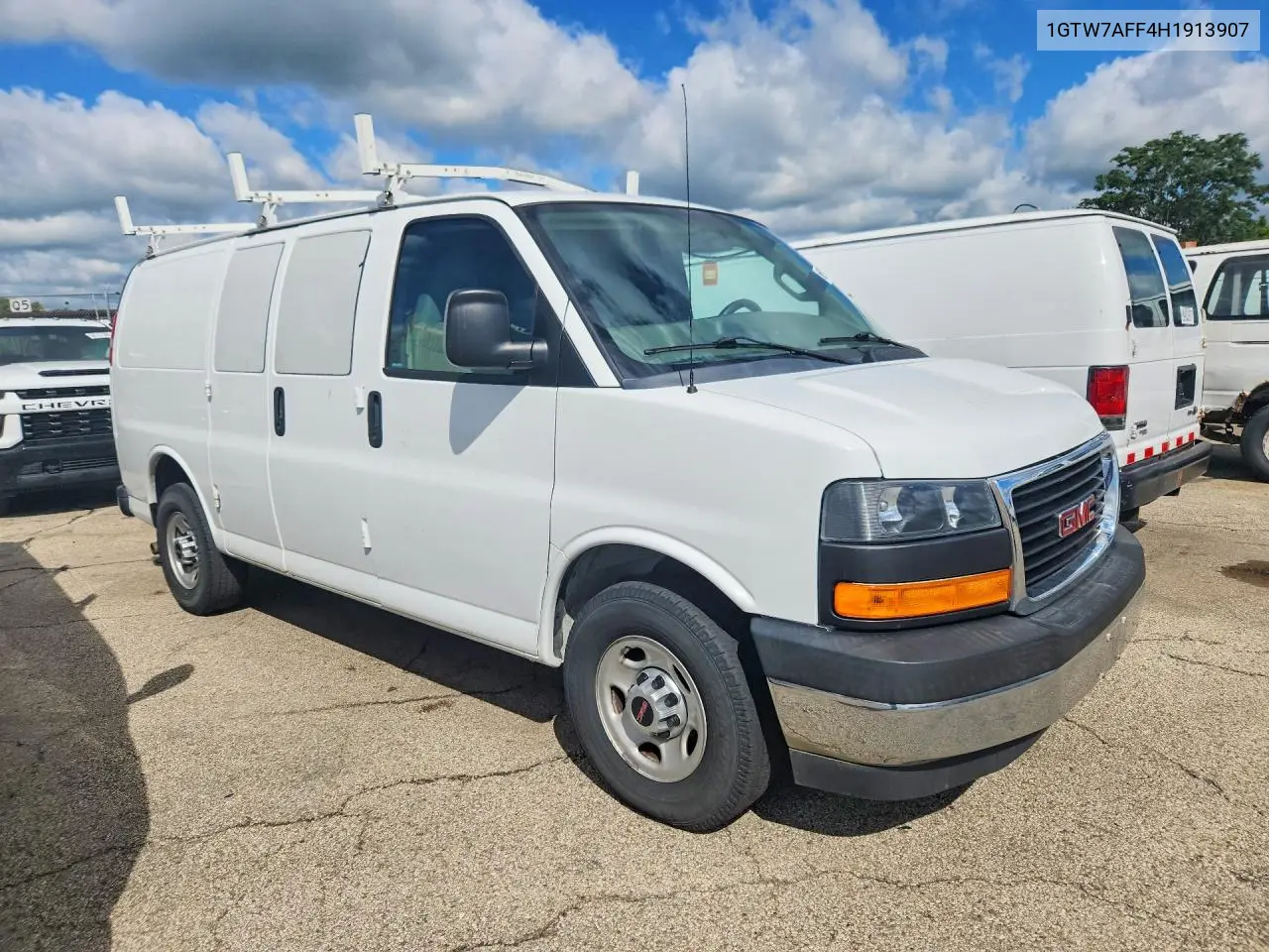 2017 GMC Savana Cargo-R & D-Cln Title-Pri Fleet VIN: 1GTW7AFF4H1913907 Lot: 61648966