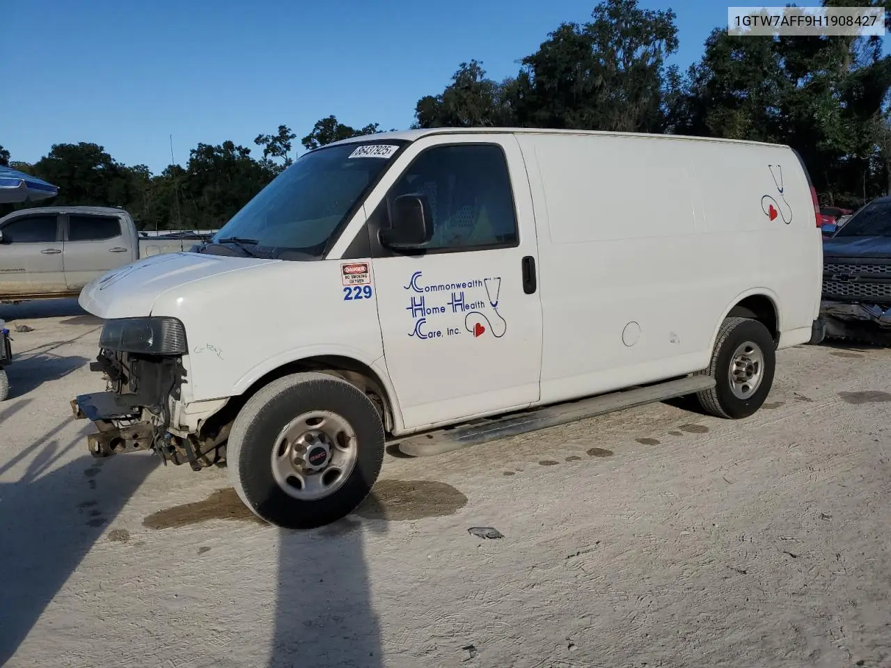 1GTW7AFF9H1908427 2017 GMC Savana G2500