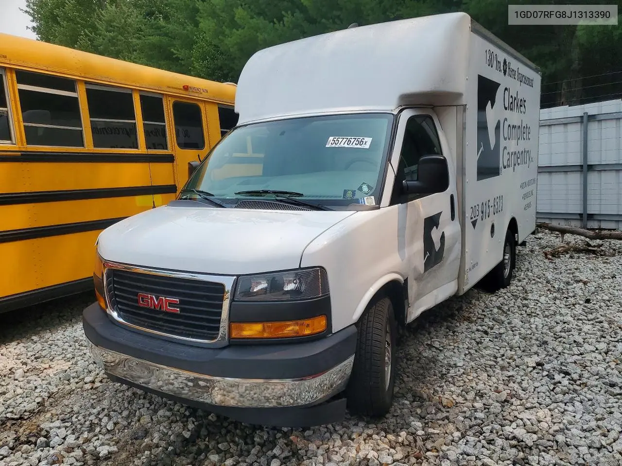 2018 GMC Savana Delivery Truck VIN: 1GD07RFG8J1313390 Lot: 55776756