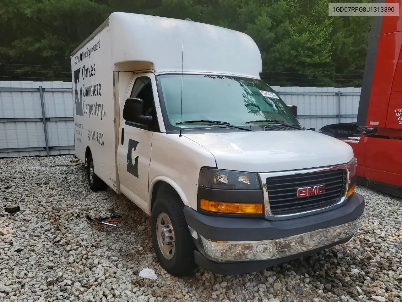 2018 GMC Savana Delivery Truck VIN: 1GD07RFG8J1313390 Lot: 55776756
