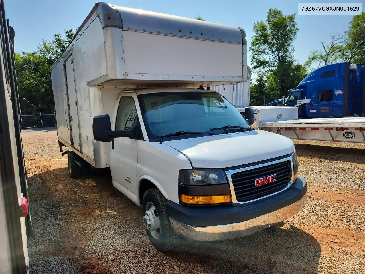 2018 GMC Savana Cutaway G4500 VIN: 7GZ67VCGXJN001529 Lot: 58014386