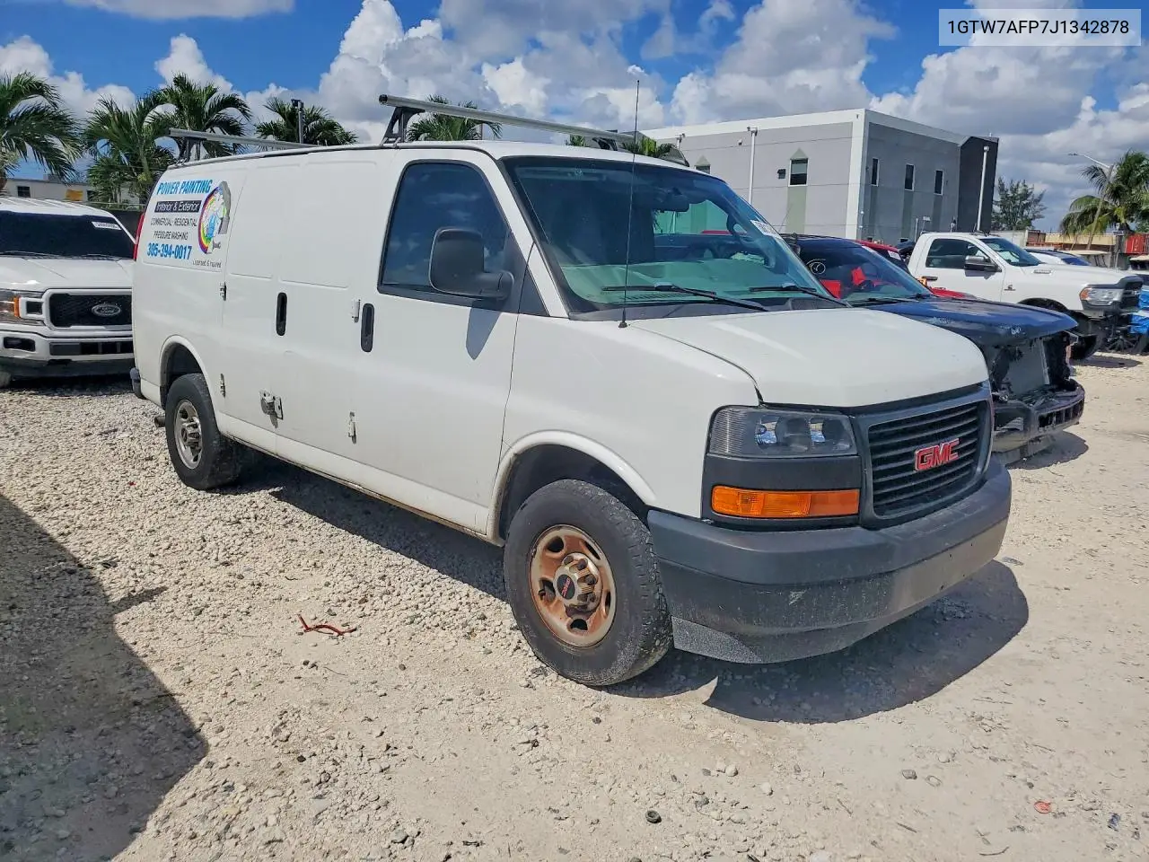 2018 GMC Savana G2500 VIN: 1GTW7AFP7J1342878 Lot: 58813646
